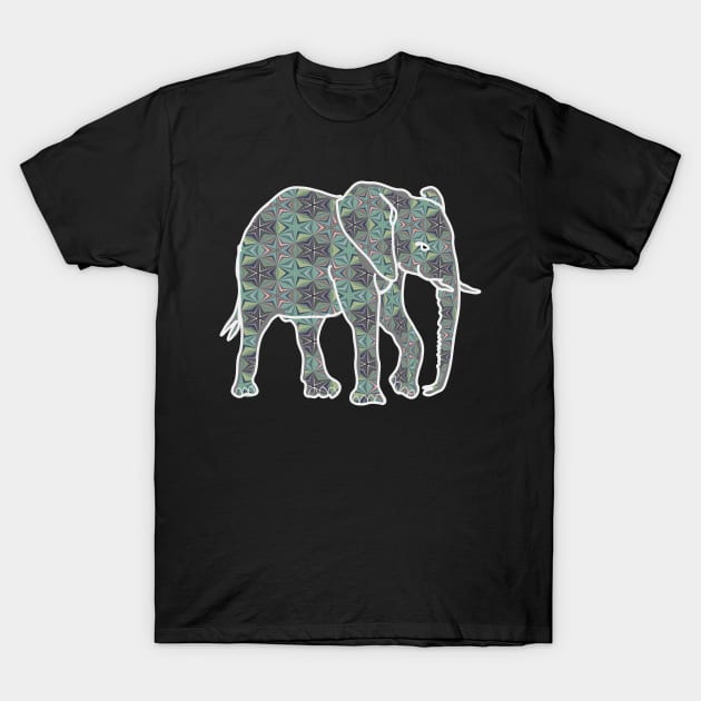 Funky elephant T-Shirt by GribouilleTherapie